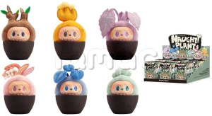 Набор секретных боксов с фигуркой POP MART LABUBU THE MONSTERS, Naughty Plants, Blind Box (фигурка попадается случайно) (6 коробок)