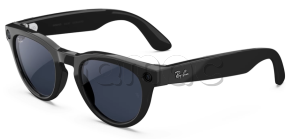 Купить Умные очки Ray-Ban  Headliner (2-gen) (Черная глянцевая оправа, прозрачно-сапфировые фотохромные линзы)