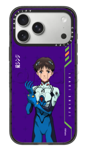 Чехол The Evangelion x CASETiFY Collection для iPhone 17 Pro Max (Shinji Ikari)