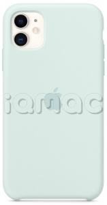 Силиконовый чехол для iPhone 11, цвет «морская пена», оригинальный Apple