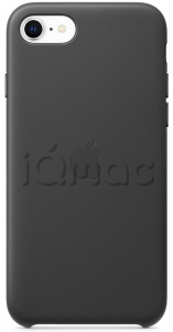 Кожаный чехол для iPhone SE, чёрный цвет, оригинальный Apple