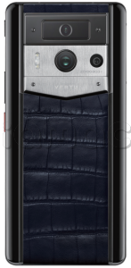 Телефон Vertu METAVERTU 2 Standart Edition, Black Ceramic Silver, Crocodile Leather (Tranquil Blue/Синий)