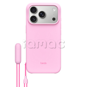 Чехол Beats для iPhone 17 Pro с откидной подставкой, MagSafe и управлением камерой (Pebble Pink)