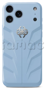 Магнитная накладка Golden Concept Magnetic Shield для iPhone 18 Pro Max, Racing Sport (Monaco Blue)