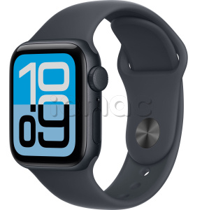 Купить Apple Watch SE 3 // 44мм GPS // Корпус из алюминия цвета "полуночный", спортивный ремешок цвета "полуночный" (2025)