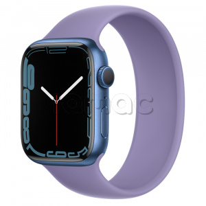 Купить Apple Watch Series 7 // 45мм GPS // Корпус из алюминия синего цвета, монобраслет цвета «английская лаванда»