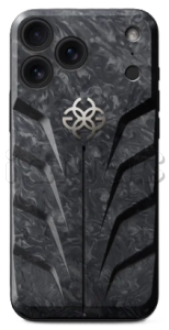 Магнитная накладка Golden Concept Carbon Magnetic Shield для iPhone 18 Pro Max, Racing Sport (Titanium Grey)