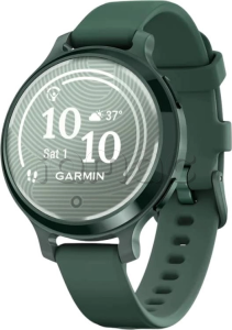 Купить Женские умные часы Garmin Lily 2 Active (38mm), корпус зеленого цвета, силиконовый ремешок зеленого цвета (Jasper Green/Jasper Green)