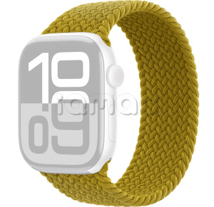 42мм Плетёный монобраслет желто-зеленого цвета для Apple Watch