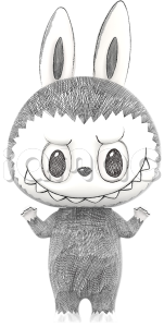 Игрушка POP MEGA MART LABUBU 400% Sketch