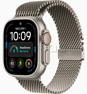 Купить Apple Watch Ultra 4 (2026) // 49мм GPS+Cellular // Корпус из титана, миланский сетчатый браслет из титана
