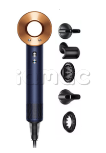 Купить Фен Dyson Supersonic HD08 (Prussian Blue/Bright Copper) (Берлинская лазурь/Медный)