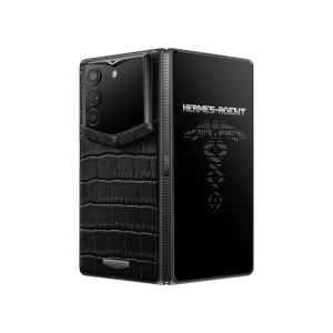 Телефон Vertu AlphaFold, Alligator Skin (Iron Black)