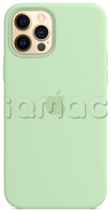 Силиконовый чехол MagSafe для iPhone 12 Pro Max,фисташковый цвет