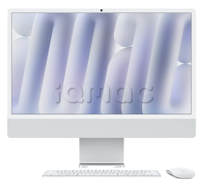 Купить Apple iMac 24" Retina 4,5K // Чип Apple M6 10-Core CPU, 10-Core GPU // 16 ГБ, 256 ГБ, Серебристый цвет (2026)