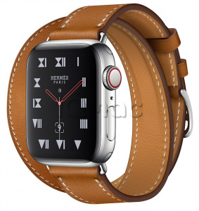 Купить Apple Watch Series 4 Hermès // 40мм GPS + Cellular // Корпус из  нержавеющей стали, ремешок Double Tour из кожи Swift цвета Barenia  Leather