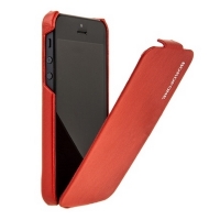 Чехол для iPhone 5s Borofone Lieutenant flip Leather Case Red