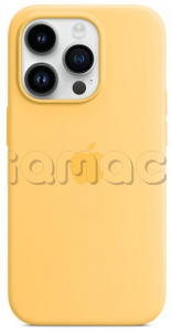 Силиконовый чехол MagSafe для iPhone 14 Pro Max, цвет Sunglow/Солнечное сияние
