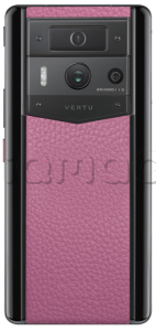 Телефон Vertu METAVERTU 2 Customized Edition, Black Ceramic, Calf Leather (Milkshake Pink/Розовый молочный коктейль)