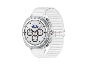 Купить Samsung Galaxy Watch8 Classic (46 мм) Wifi+LTE, Белый, Текстильный ремешок белого цвета