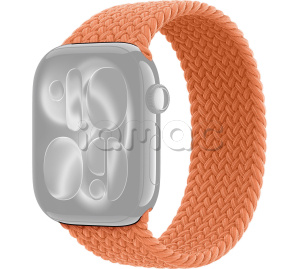 42мм Плетёный монобраслет цвета "Куркума" для Apple Watch