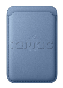Чехол-бумажник FineWoven с MagSafe для iPhone, цвет Wildflower Blue/Синий полевой цветок
