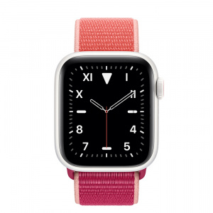 Купить Apple Watch Series 5 // 40мм GPS + Cellular // Корпус из керамики, спортивный браслет цвета «сочный гранат»