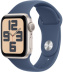 Apple Watch SE // 44мм GPS (Custom) // Корпус из алюминия цвета «сияющая звезда», спортивный ремешок цвета «деним» (2024)
