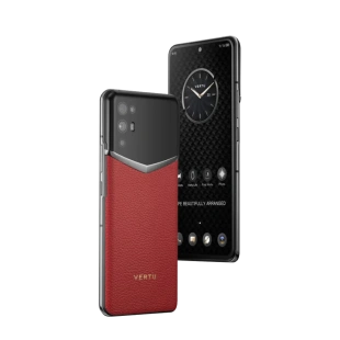 Телефон VERTU iVertu 5G, Calf Leather (Raspberry Red/Малиново-красный)