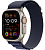 Купить Apple Watch Ultra 2 (2024) // 49мм GPS + Cellular // Корпус из титана, ремешок Alpine Loop цвета "морской синий", М