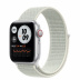 Apple Watch SE // 40мм GPS + Cellular // Корпус из алюминия серебристого цвета, спортивный браслет Nike цвета «Еловая дымка» (2020)