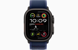 Apple Watch Ultra 2 (2024) // 49мм GPS + Cellular // Корпус из черного титана, ремешок Trail Loop синего цвета, S/M