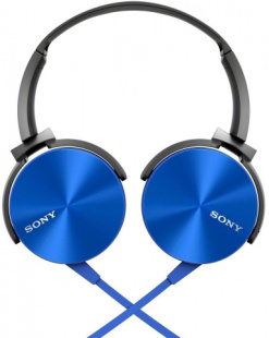 Накладные наушники Sony MDR-XB450AP, Синий