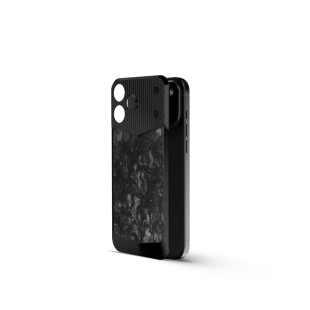 Магнитная накладка Golden Concept Magnetic Shield для iPhone 18 Pro Max, Carbon Edition (Black)