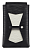 Складной универсальный чехол для телефона Vertu Folded V Link Utility Pouch (Night Black and Nebula White/Черно-белый)