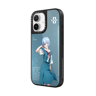 Чехол The Evangelion x CASETiFY Collection для iPhone 17 (Rei Ayanami)