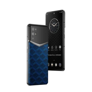 Телефон VERTU iVertu 5G, Monogram Canvas Leather (Blue/Синий)