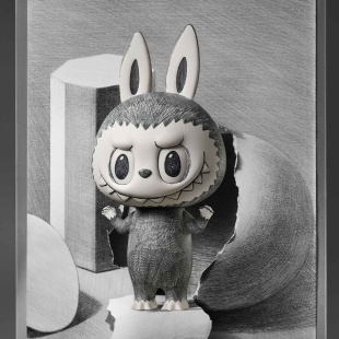 Игрушка POP MEGA MART LABUBU 400% Sketch