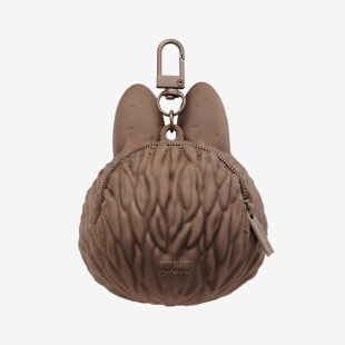 Силиконовый чехол-кошелек LABUBU Originals, Brown Silicone Earphone Bag