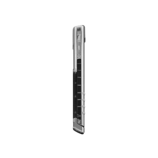 Телефон Vertu Signature+, White steel, Alligator Skin (Basalt Black/Базальтовый черный)