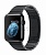 Купить Apple Watch 42 мм, нержавеющая сталь "чёрный космос", блочный браслет "чёрный космос"