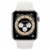 Apple Watch Series 6 // 40мм GPS + Cellular // Корпус из титана, спортивный ремешок белого цвета Apple Watch Series 6 // 40мм GPS + Cellular // Корпус из титана, спортивный ремешок белого цвета