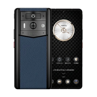 Телефон Vertu METAVERTU 2 Standart Edition, Black Ceramic, Calf Leather (Gentleman Blue/Синий)