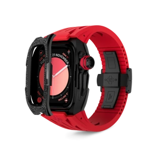 Корпус Golden Concept для Apple Watch, 49 мм, Moissanite Diablo Edition
