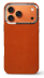 Чехол Golden Concept для iPhone 17 Pro, Alcantara Leather, Orange
