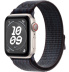 Apple Watch SE // 44мм GPS+Cellular // Корпус из алюминия цвета «сияющая звезда», спортивный браслет Nike цвета «Черный/синий» (2024)