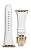 Ремешок Golden Concept для Apple Watch, Leather (White/Gold)