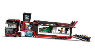 Конструктор Lego City Грузовик F1 с автомобилями RB20 и AMR24 F1 (60445)