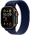 Купить Apple Watch Ultra 2 (2024) // 49мм GPS + Cellular // Корпус из черного титана, ремешок Trail Loop синего цвета, M/L