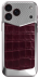 Магнитная накладка Golden Concept Magnetic Shield для iPhone 18 Pro Max, Alligator Edition (Burgundy) Магнитная накладка Golden Concept Magnetic Shield для iPhone 18 Pro Max, Alligator Edition (Burgundy)